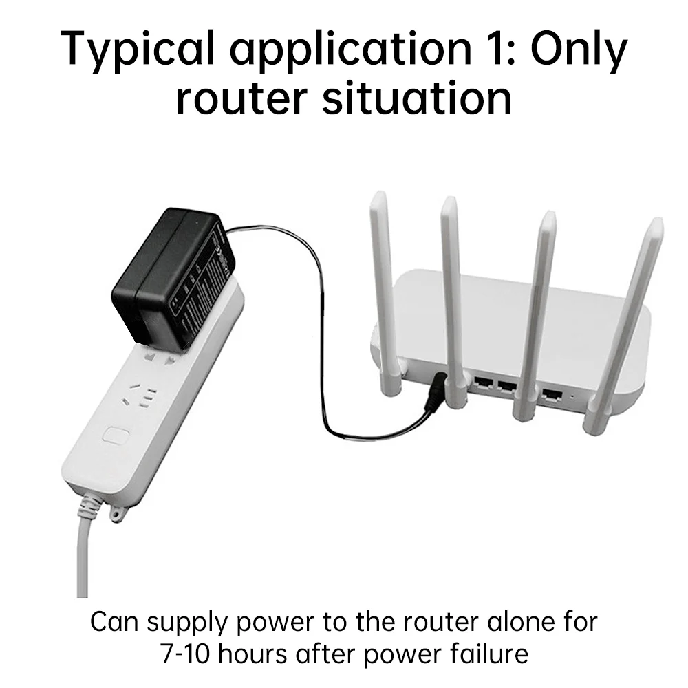 Portable Mini UPS AC 100-240V to DC 5V 9V 12V For Modem CCTV Camera Wi-Fi Router Amplifier LED Strip Panel Amplifier EU/US Plug