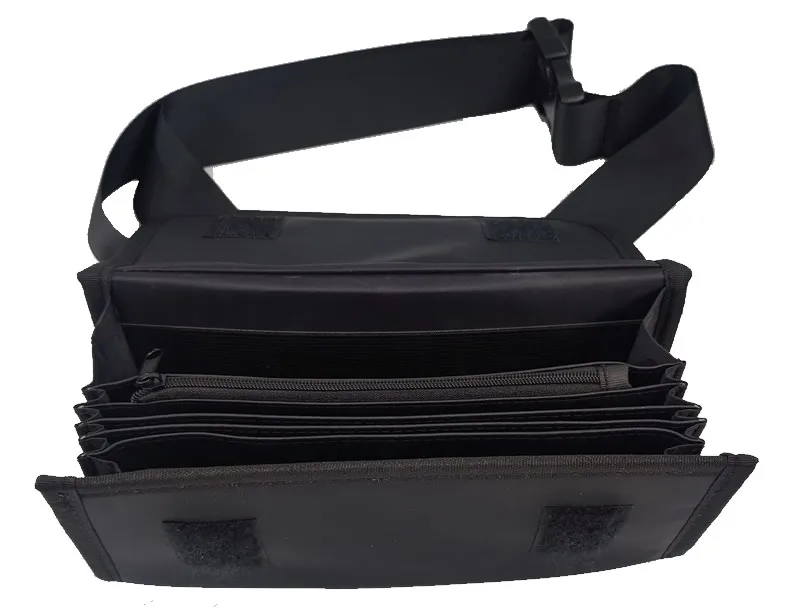 6 Slots Euro Coin Dispenser Driver Waiter's Purse Waist Wallet Zipper Pocket Coin Sorter Collector Cash Receipt Coins Safe