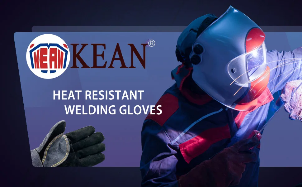 Welding Gloves, Tig/Mig Welding Glove, BBQ Oven Glove, Guantes Para Soldar, Heat-Insulated Mittens