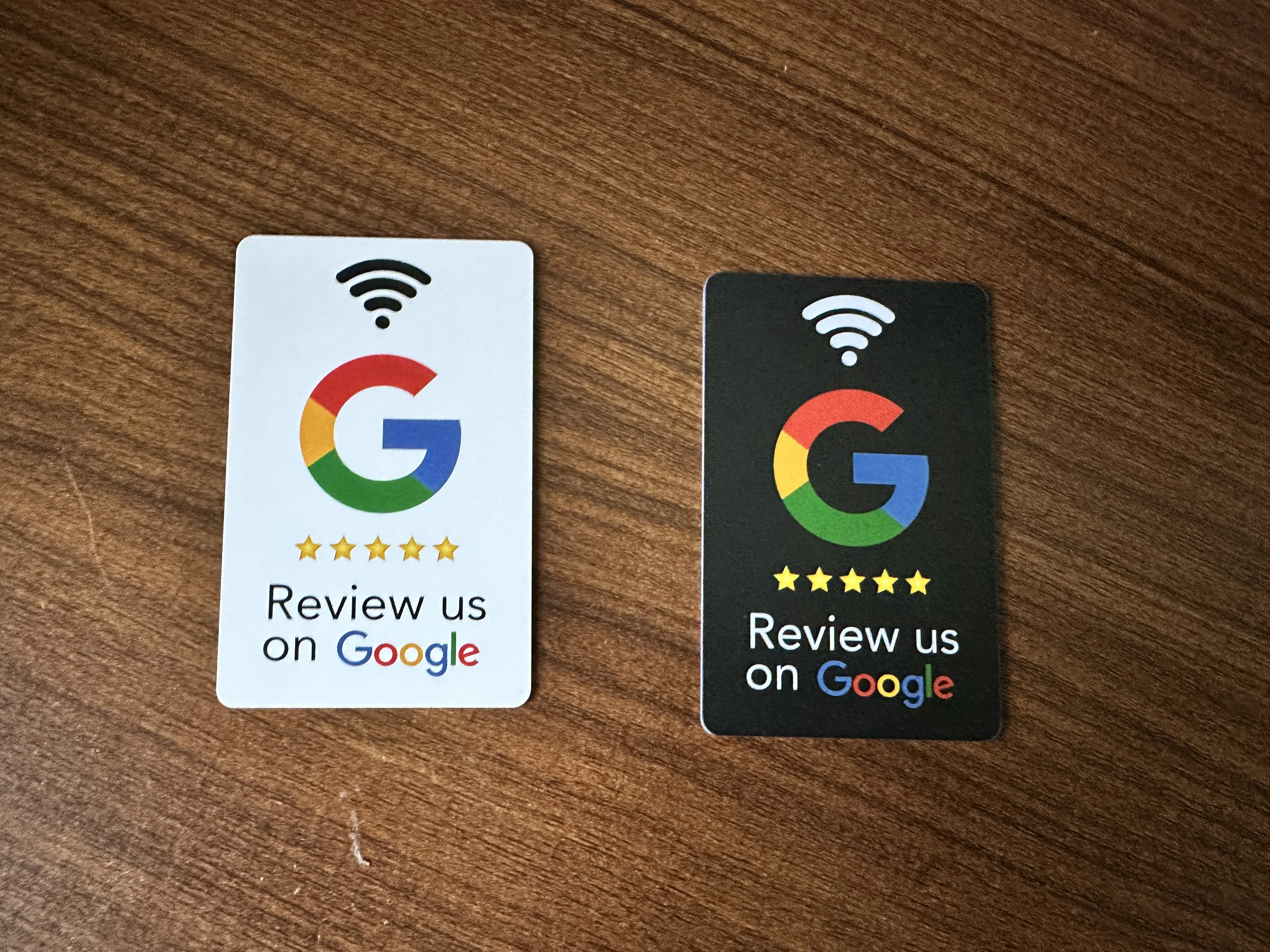 13.56Mhz Programmable Google Review Card NFC Station Table Acrylic Stickers Waterproof NFC Stand Google Review Card