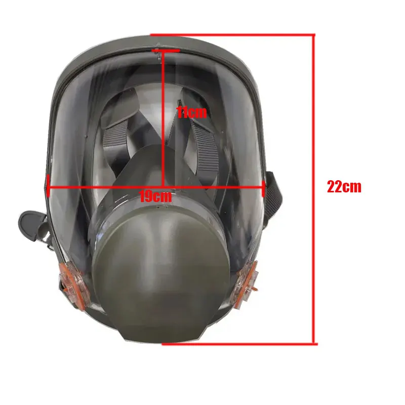 6800 Full Face Gas Mask Respirator Sets Industrial Painting Spraying Respiration Safety Work Protective Respirador