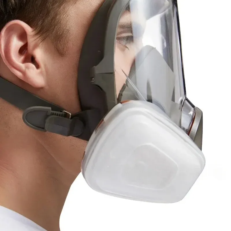 6800 Full Face Gas Mask Respirator Sets Industrial Painting Spraying Respiration Safety Work Protective Respirador