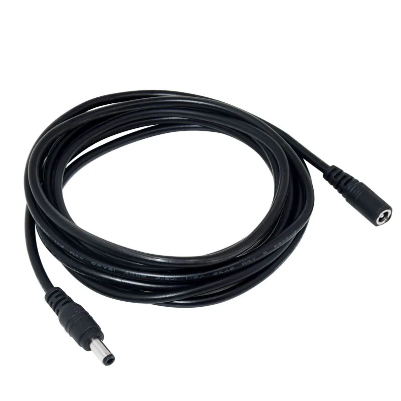 3/5/10/15/20/30/50M 5.5mm*2.1mm DC Power Connector Extension Cord Jack Adapter Lead Cable DC Female Male Extension External Plug