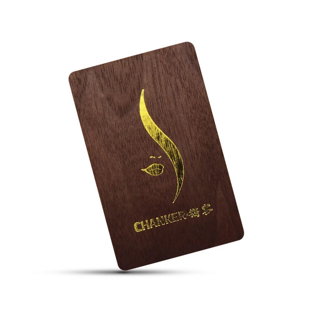 2/5/10Pcs Blank Walnut Business Card RFID Ultralight Card Smart NFC Card for DIY Arts Craft Project Laser Engraving Material