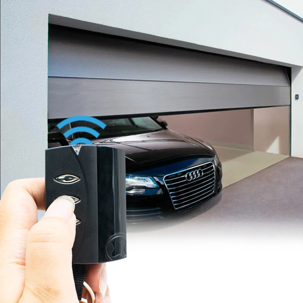 2pcs VARIO Garage Door Remote Control 433.92mhz Only Compatible With VARIO Black