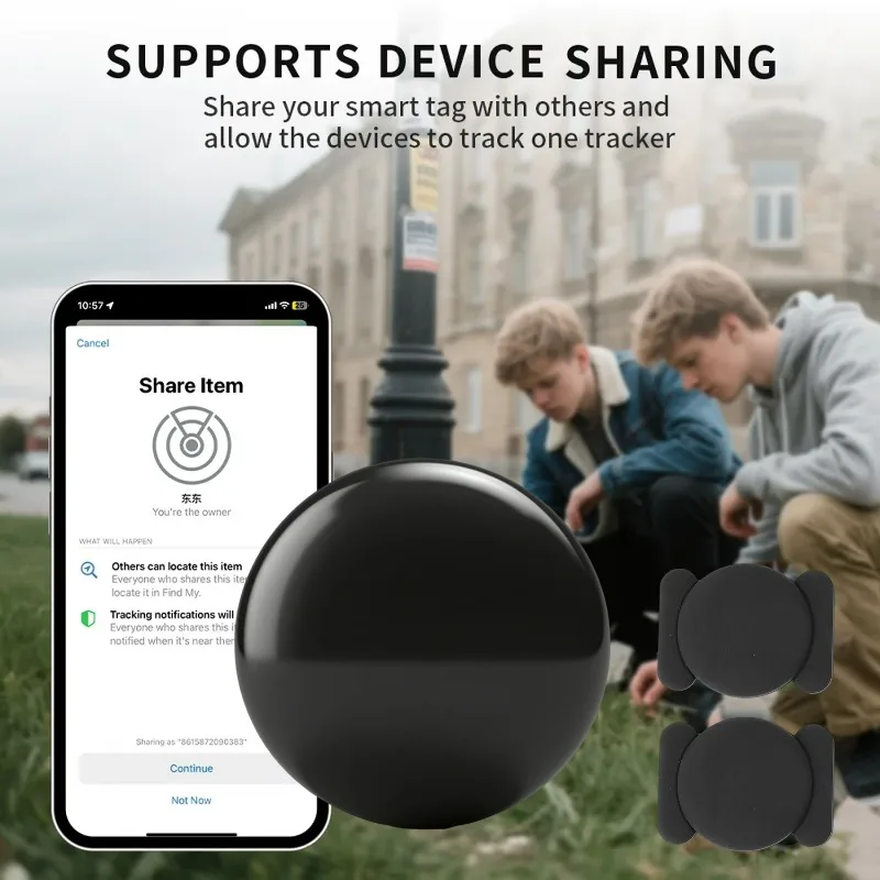 Magnetic Smart Tag Locator for Apple AirTag Mini GPS Tracker Magnetic Car Vehicle Protable Anti-lost Case Bluetooth Localizador