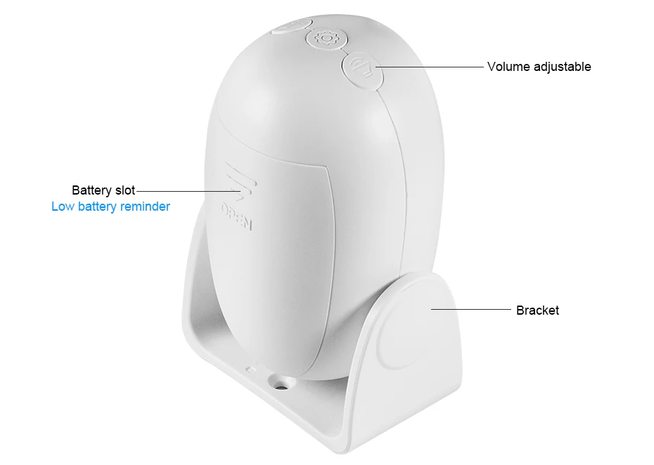 KERUI M120 PIR Motion Sensor Alarm Infrared Anti-Theft Burglar Welcome Chime Human Motion Detector Garage Shop Home Security