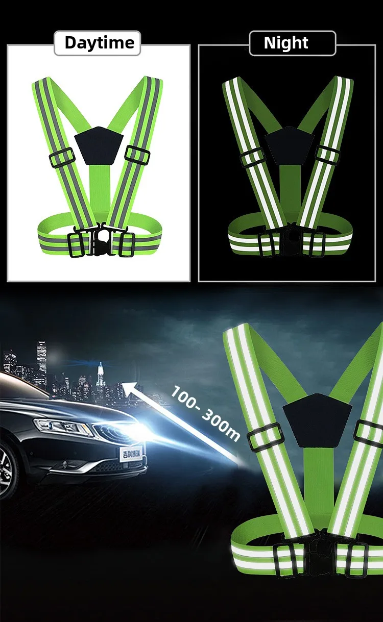 Strange backpack, labor protection safety vest, night cycling and running vest, construction site, traffic, and outdoor backpack