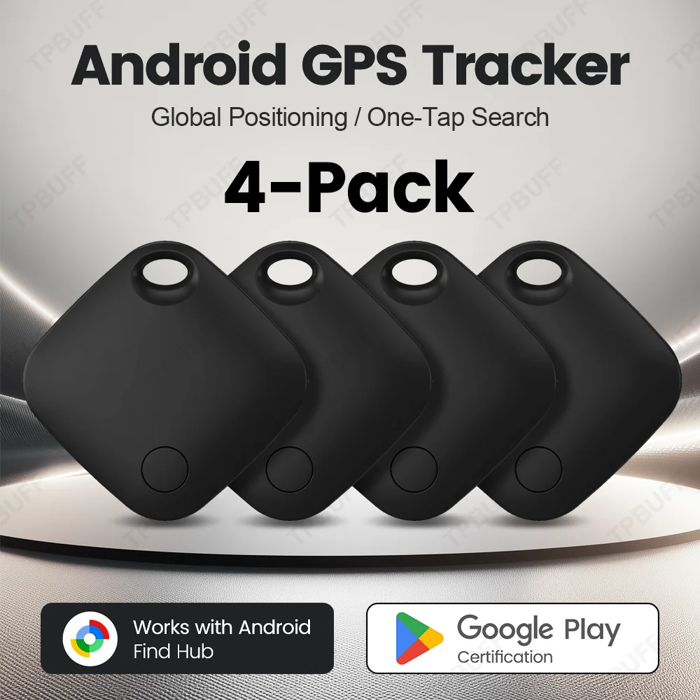 Google Official Brand 1/ 4PCS GPS Tracker Android Positioning Device Fashion Vehicle locator Pet Tracker via Google's Find Hub