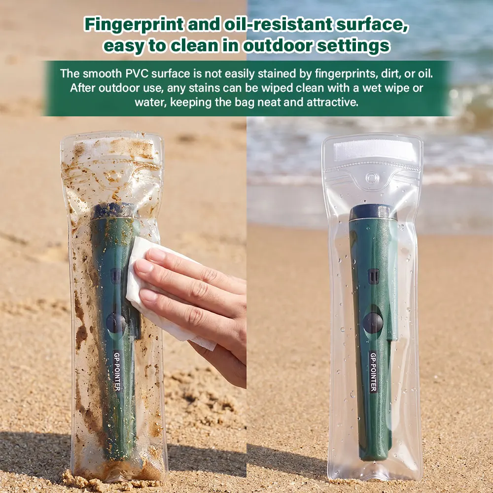 Protable NEW High QualityHandheld Metal Detector GP-pointer Waterproof Positioning Rod Detecting With Bracelet LED Lights