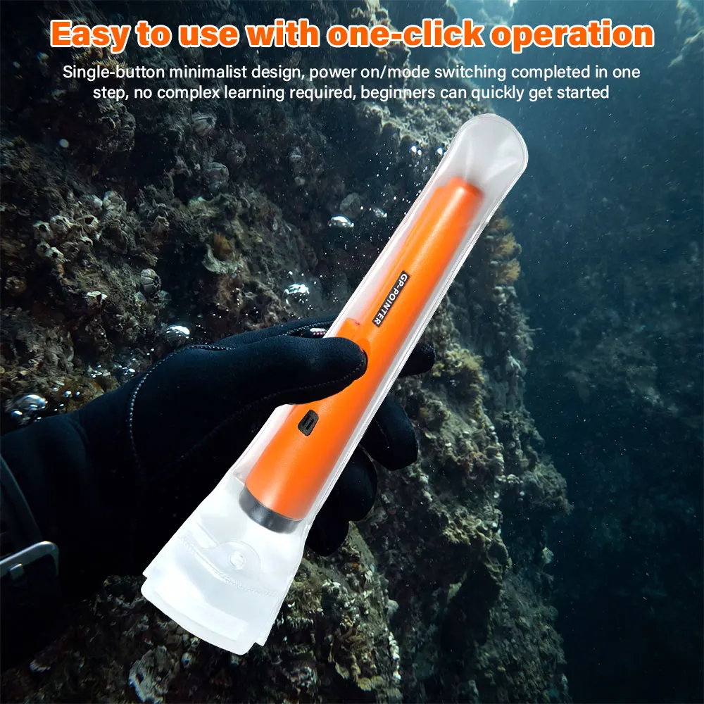 Protable NEW High QualityHandheld Metal Detector GP-pointer Waterproof Positioning Rod Detecting With Bracelet LED Lights