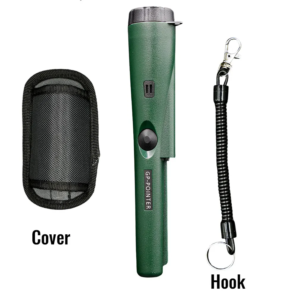 Protable NEW High QualityHandheld Metal Detector GP-pointer Waterproof Positioning Rod Detecting With Bracelet LED Lights