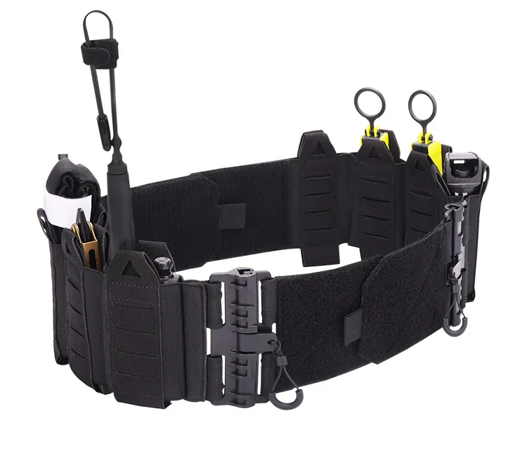 YAKEDA Tactical Vest 6094 Fast Detachable Light Laser Cut Outdoor Hunting Black Gear Carry Vest of High Quality