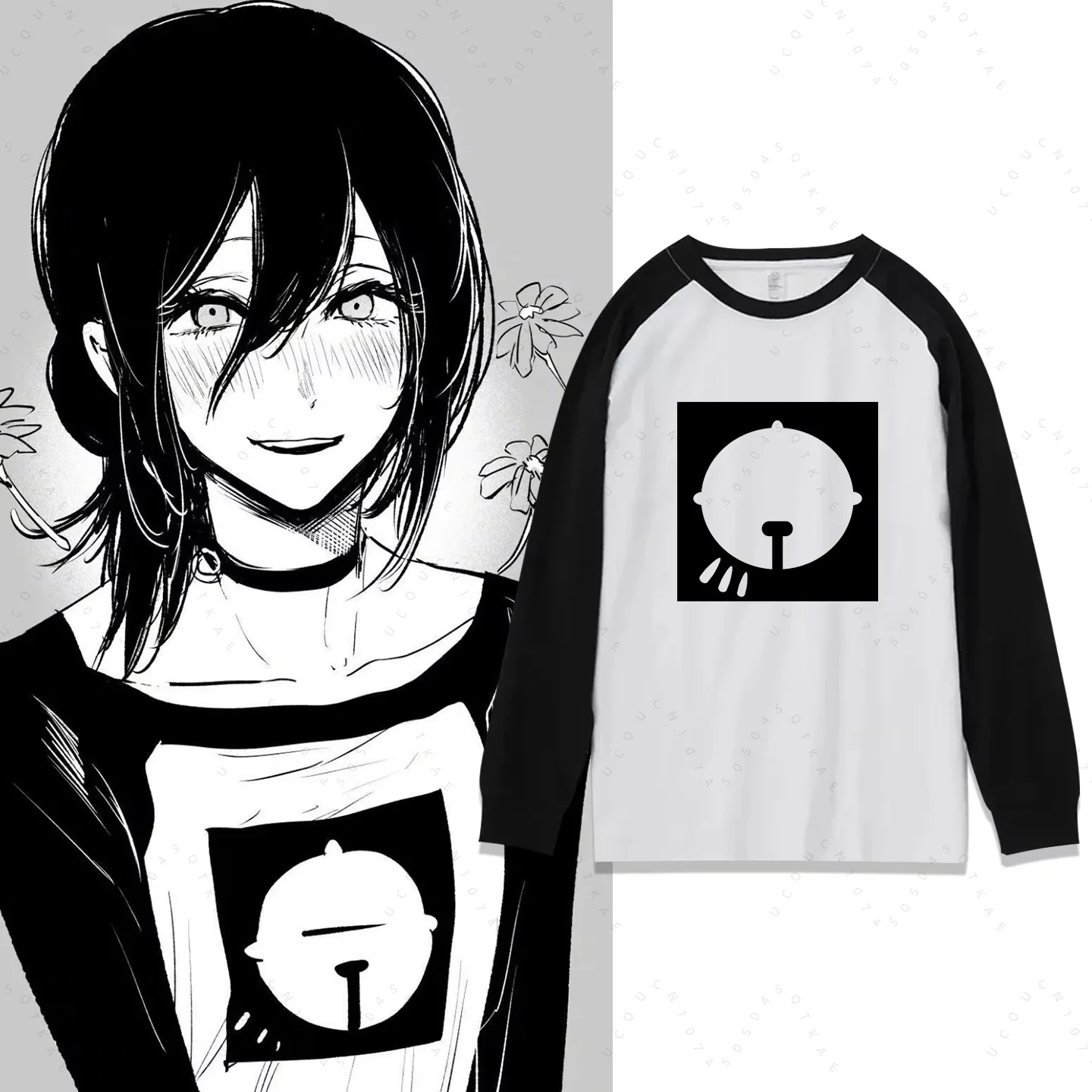 Anime Reze Short Sleeve T Shirt Cosplay Oversized Vintage Chainsaw Men Women Clothe Japanese Manga Tee Clothing Harajuku Y2k Top
