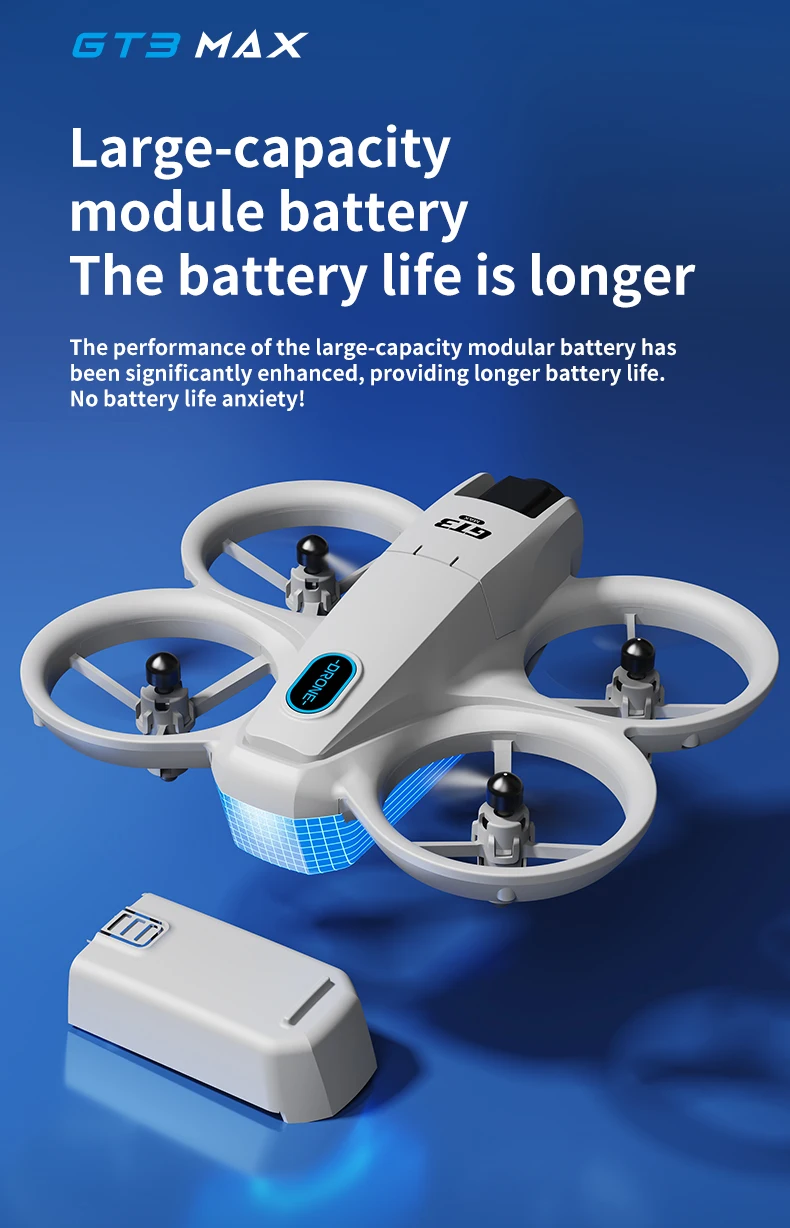 Mini Drone 2026 GT3/GT3 MAX Drone 8K HD Remote Control Headless Mode Helicopter 360° Flip Quadcopter Toys Fors Kid Toy Gifts