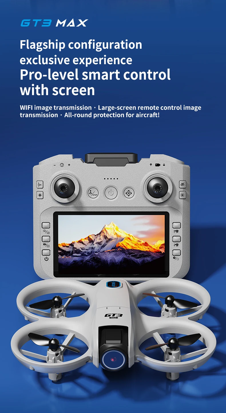 Mini Drone 2026 GT3/GT3 MAX Drone 8K HD Remote Control Headless Mode Helicopter 360° Flip Quadcopter Toys Fors Kid Toy Gifts