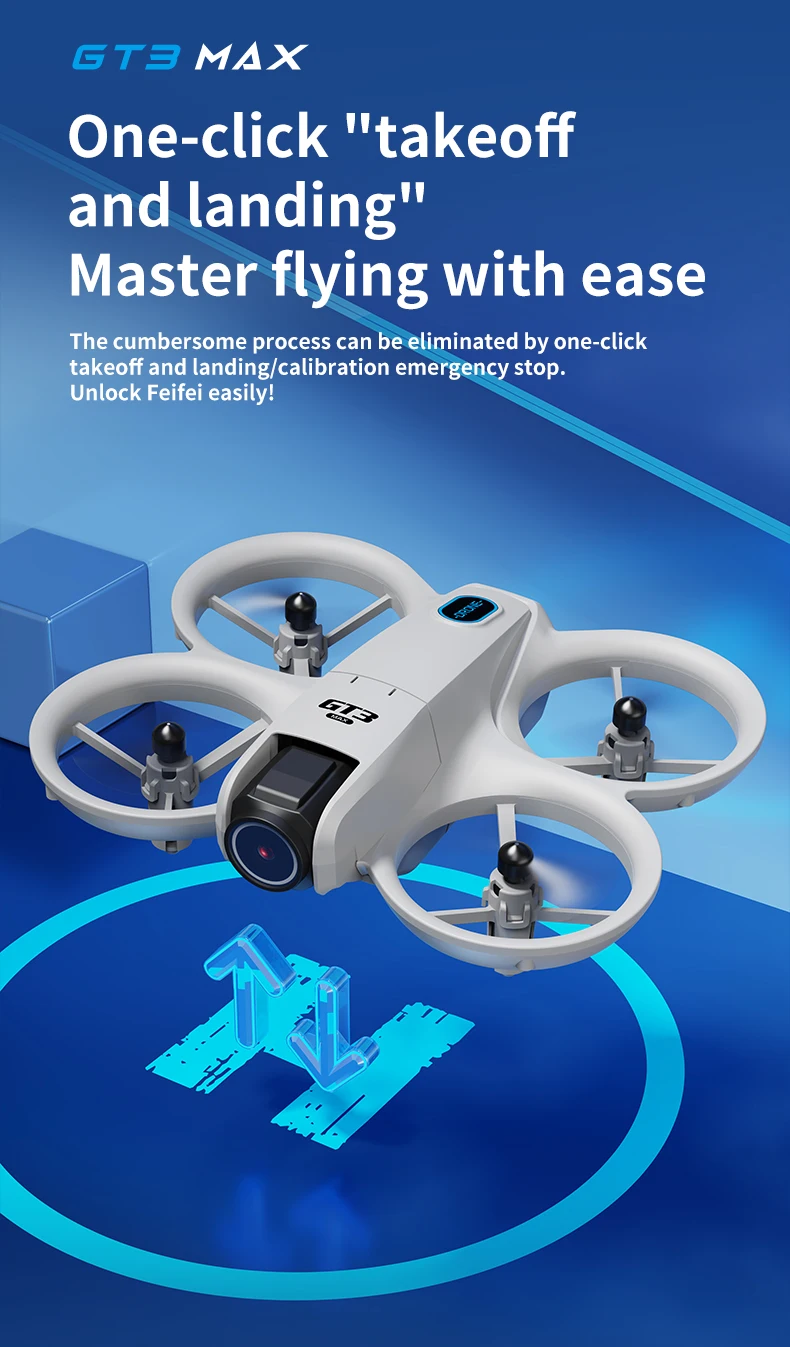 Mini Drone 2026 GT3/GT3 MAX Drone 8K HD Remote Control Headless Mode Helicopter 360° Flip Quadcopter Toys Fors Kid Toy Gifts