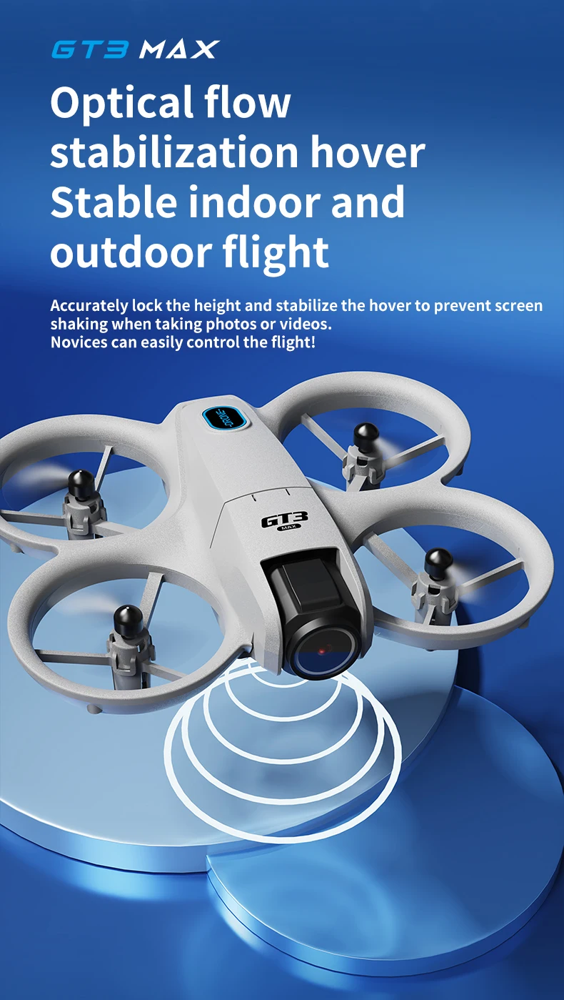 Mini Drone 2026 GT3/GT3 MAX Drone 8K HD Remote Control Headless Mode Helicopter 360° Flip Quadcopter Toys Fors Kid Toy Gifts