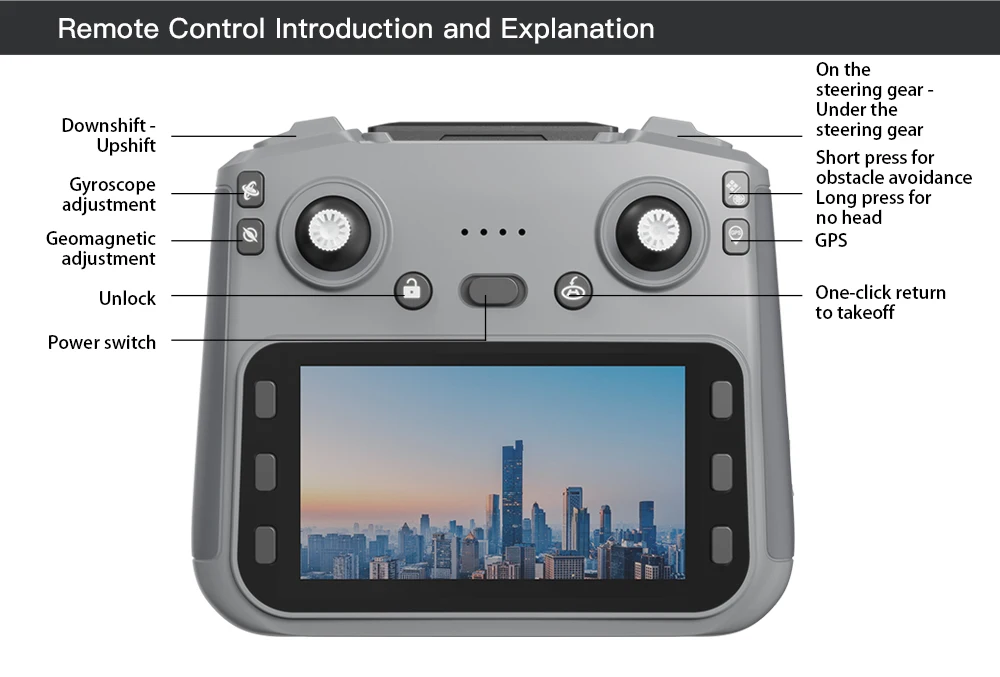 New L900 PLUS 4K Professional Drone With HD Camera Photography GPS Dron Brushless 5G WIFI Screen Remote Control Quadcopter Toys