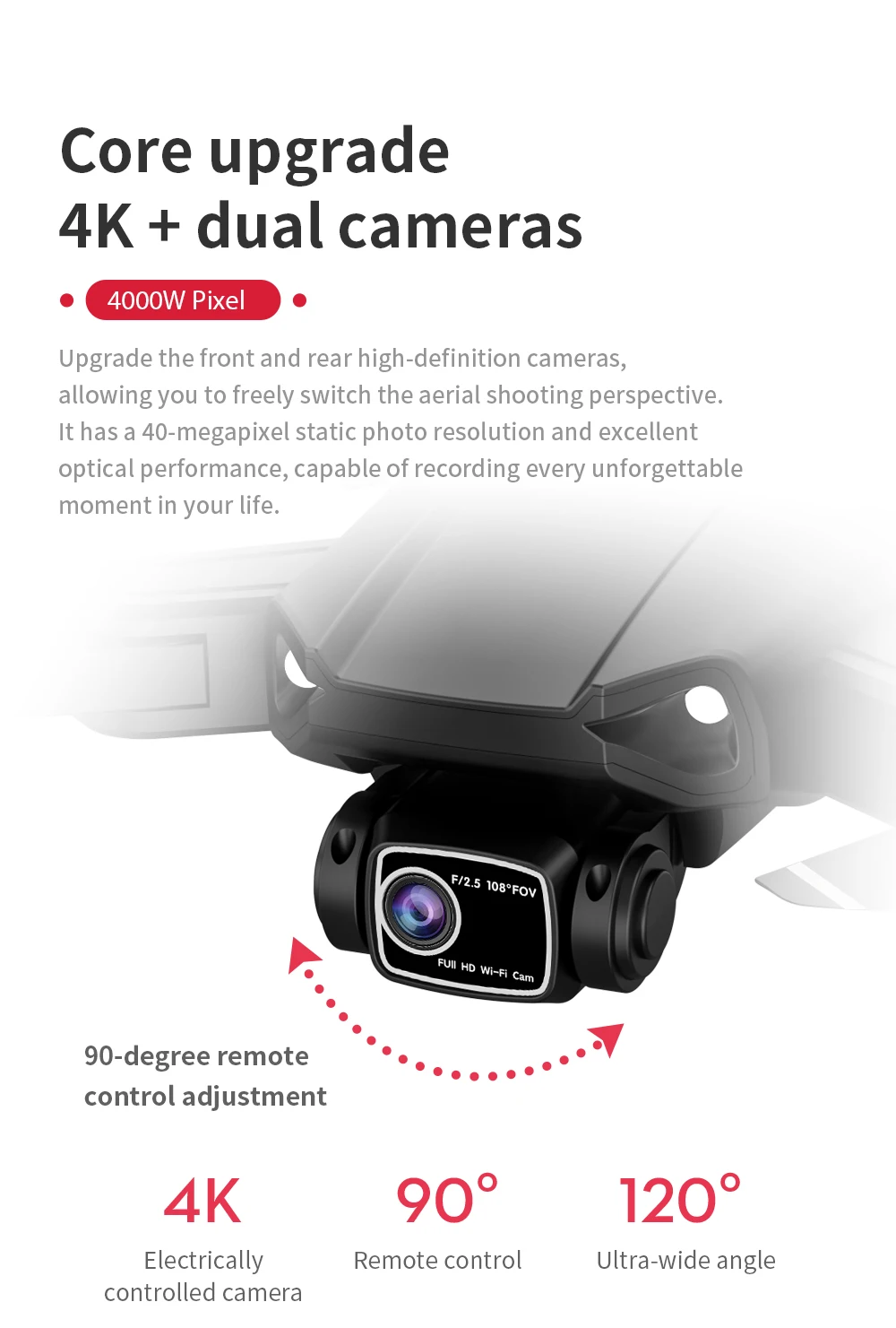 New L900 PLUS 4K Professional Drone With HD Camera Photography GPS Dron Brushless 5G WIFI Screen Remote Control Quadcopter Toys