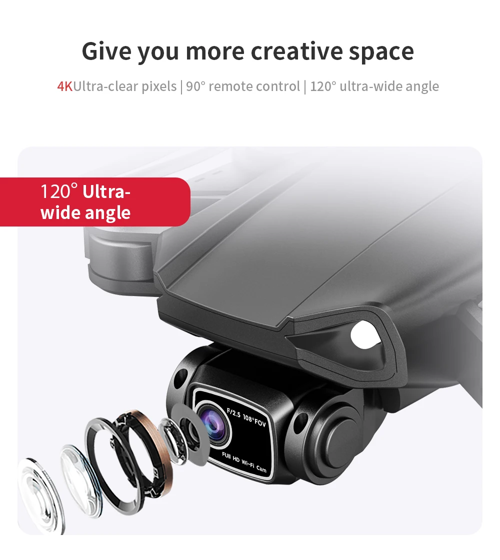 New L900 PLUS 4K Professional Drone With HD Camera Photography GPS Dron Brushless 5G WIFI Screen Remote Control Quadcopter Toys
