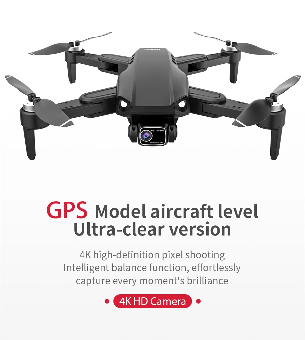 New L900 PLUS 4K Professional Drone With HD Camera Photography GPS Dron Brushless 5G WIFI Screen Remote Control Quadcopter Toys