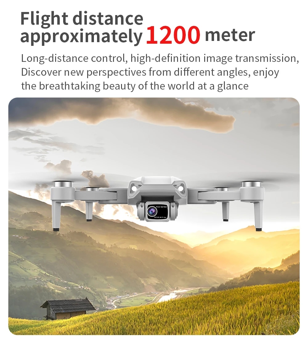 New L900 PLUS 4K Professional Drone With HD Camera Photography GPS Dron Brushless 5G WIFI Screen Remote Control Quadcopter Toys