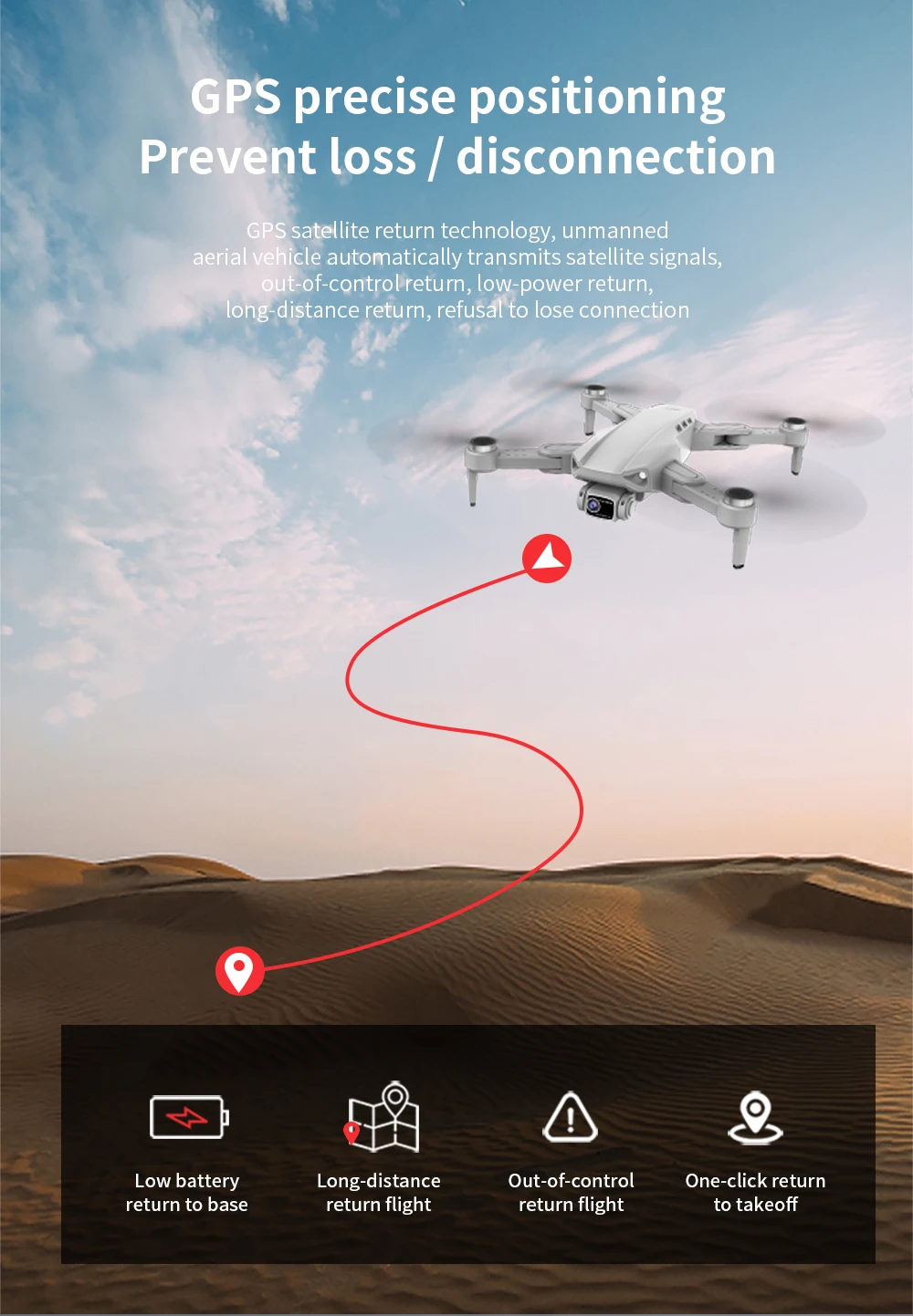 New L900 PLUS 4K Professional Drone With HD Camera Photography GPS Dron Brushless 5G WIFI Screen Remote Control Quadcopter Toys