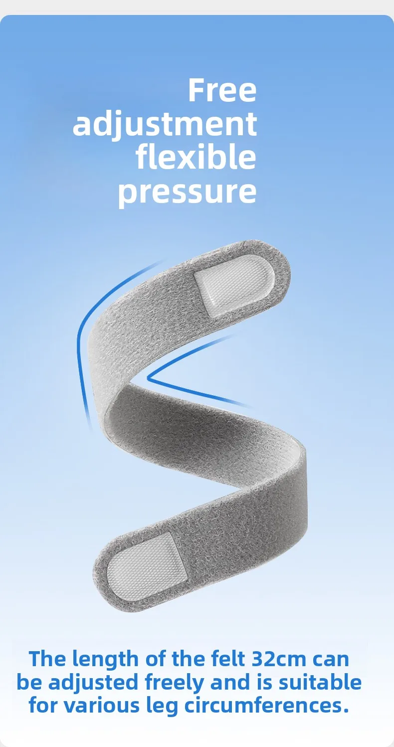 Airbag Silicone Patella Knee Strap, Breathable Professional Knee Brace for Running Cycling Gym Absorbing Prevent Sports Injury