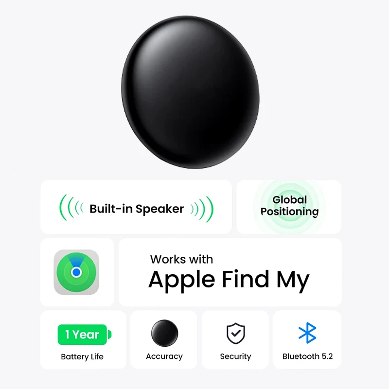 Anti-lose Tracker Positioning Far Away Finder for Apple Find My  Voice Locate Suitcase Keys Bag Toys Smart Tag for IOS iPhone