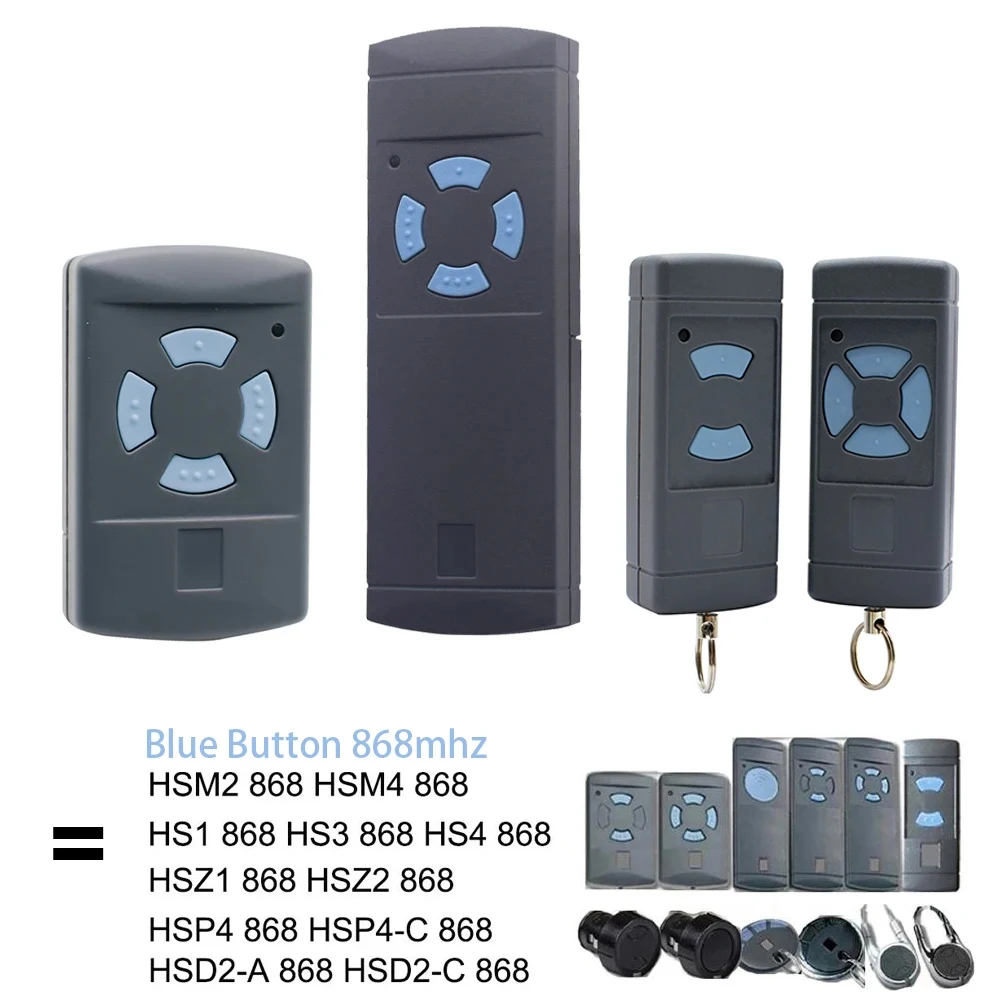 WIFI Smart Gate Opener Remote Control 868 MHz Transmitter HSM2 HSM4 HS4 HSE4 Garage Door Command Remote Barrier Works with Tuya