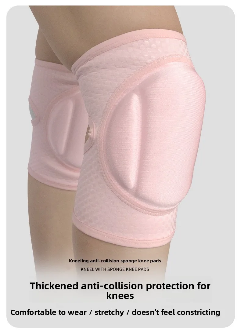 Anti-Collision Knee Pads Thick Sponge for Women Pole Dancing Yoga Kneeling Professional Sports Protection for Yoga Kneeling Anti