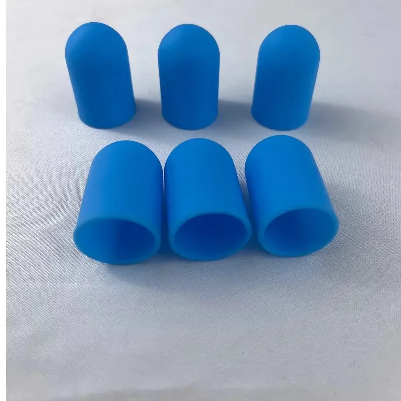 5Pcs Silicone Finger Protectors High-Temperature Resistant Anti-Slip Wear-Resistant Caps Work Protection Gloves for Home Garden
