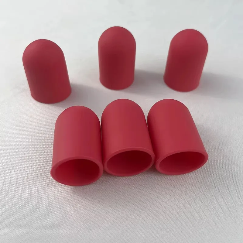 5Pcs Silicone Finger Protectors High-Temperature Resistant Anti-Slip Wear-Resistant Caps Work Protection Gloves for Home Garden