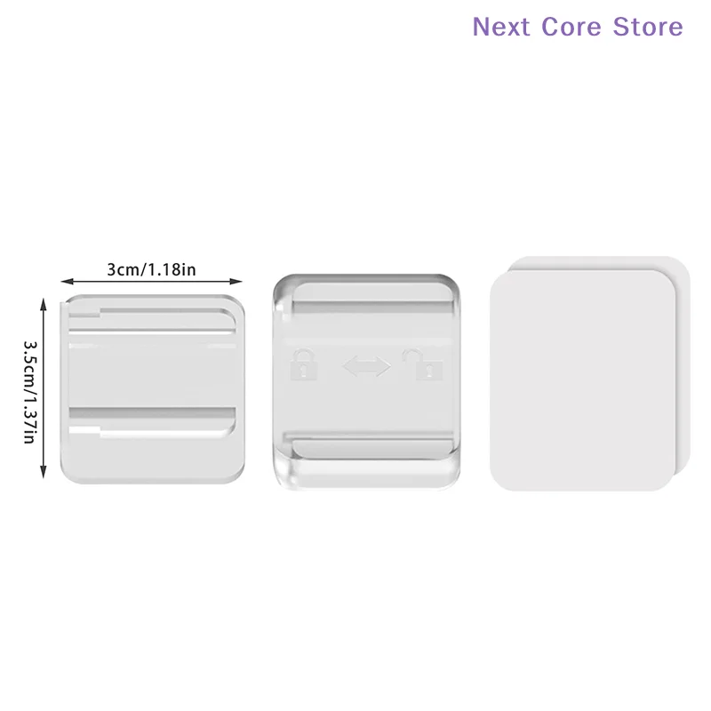 [NC]Car Toll Pass Holder Adhesive Sticky ETC Bracket Adhesive Removable Easy Installation Compact Toll Pass Holder Windshield