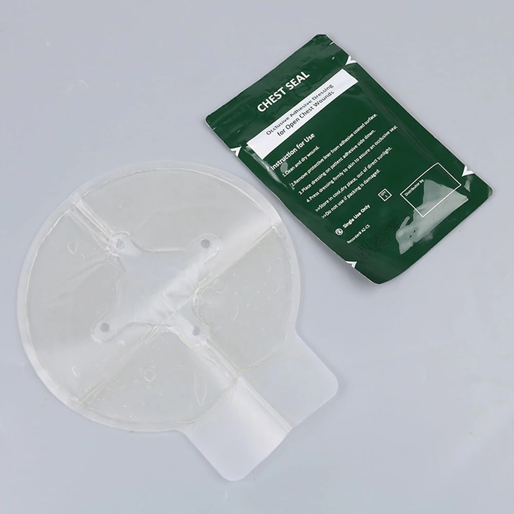 Emergencies Trauma Sticker Chest Seal Vented Medically Outdoor Tool Medically Chest Seal Vented Dressing Bandage