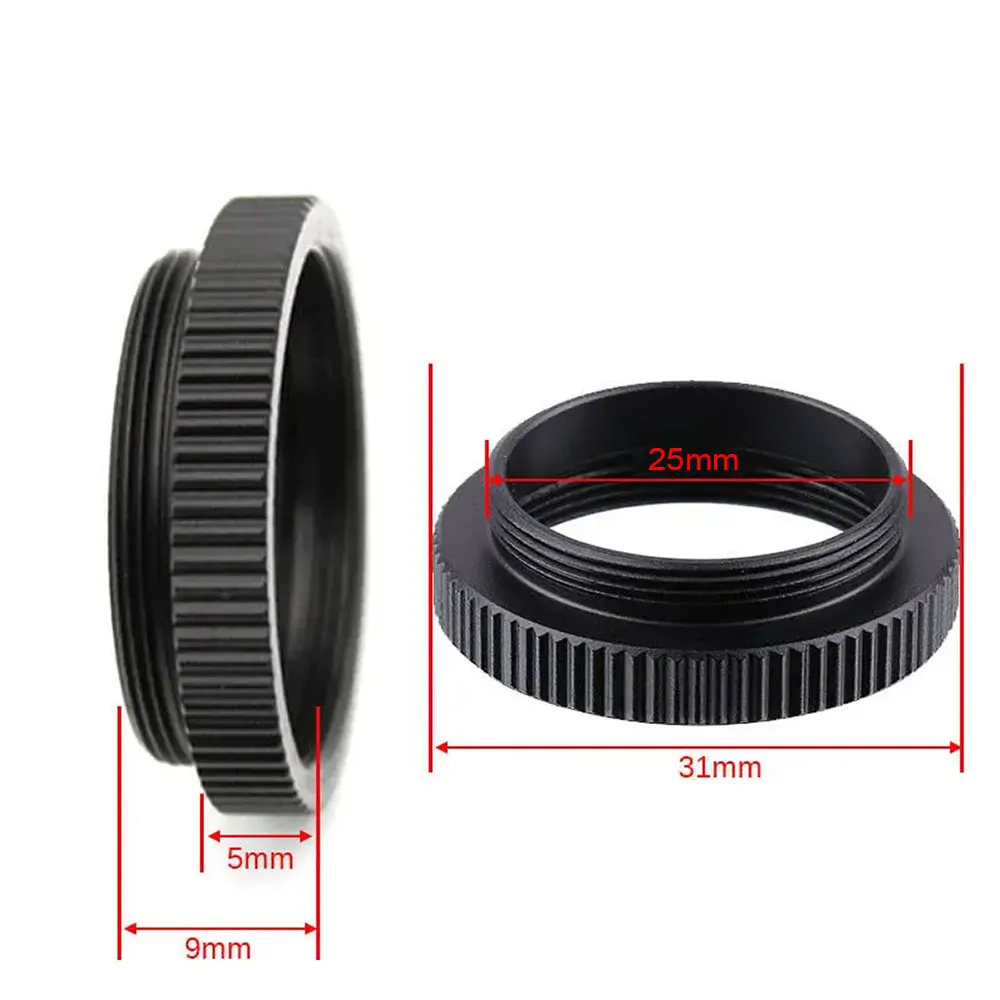 10pcs 5mm Camera C-Mount Lens Adapter Ring C to CS Extension Tube for CCTV Security Cameras