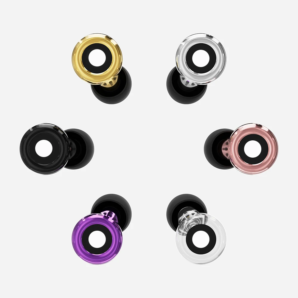 HUAK Plus Ear Plugs Soft Reusable Silicone with Extra Coverage for Swimming Sleeping Learning Concert Motorcyclists Multi Colors