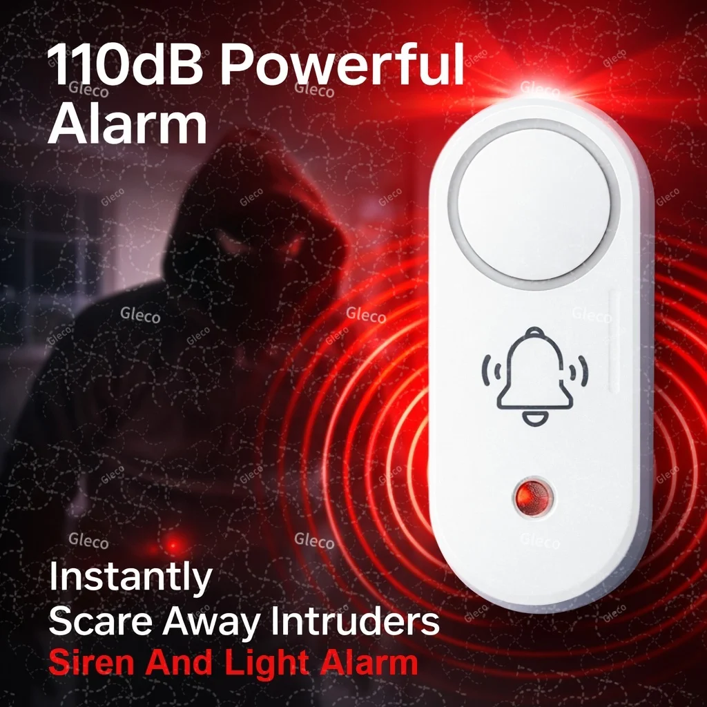Zigbee Siren Alarm Optional Vibration Detection Sound Strobe Light Smart Home Security Alert For Tuya Smart Life & Zigbee2MQTT