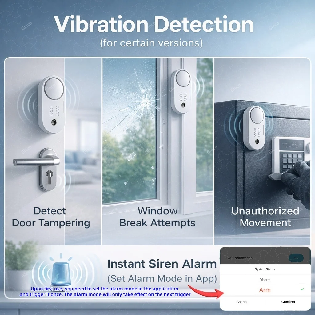 Zigbee Siren Alarm Optional Vibration Detection Sound Strobe Light Smart Home Security Alert For Tuya Smart Life & Zigbee2MQTT