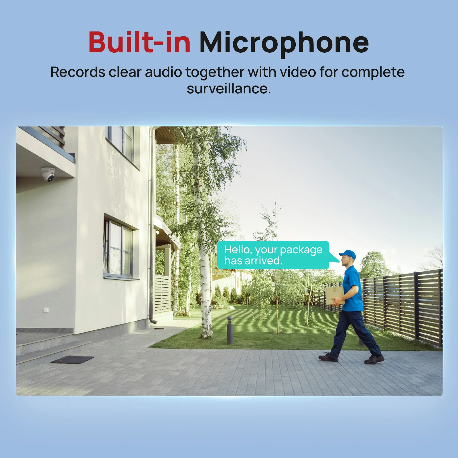 VIKYLIN 5/8MP HD IP Security Camera Poe 4K IR Light Audio Fixed Camera Human Vehicle Detection Support SD Storage ONVIF IP67