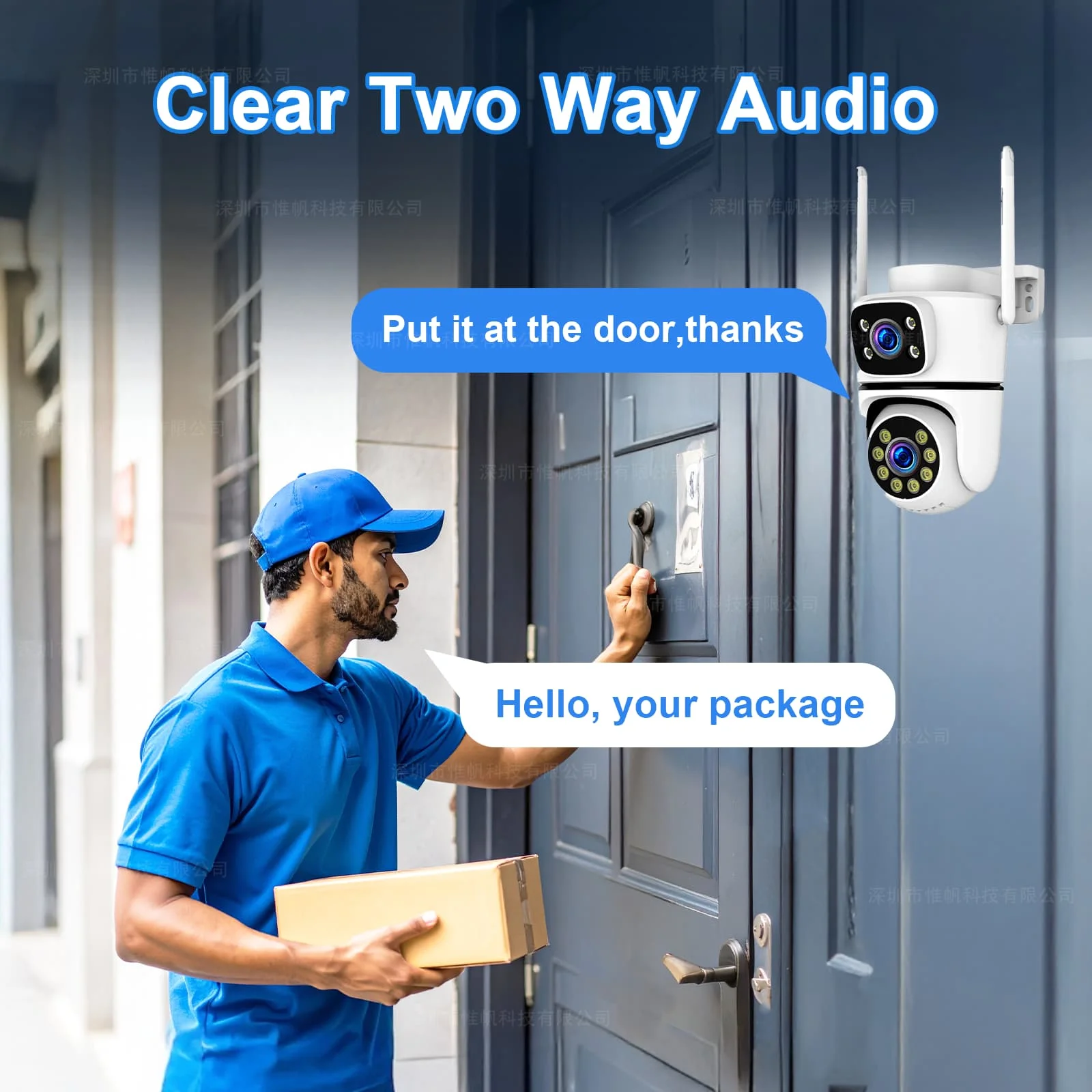Tuya 4K WiFi Surveillance Camera 5G Wifi Outdoor 5K Dual Lens PTZ IP Cameras Auto Tracking ONVIF Security CCTV Camera with Alexa