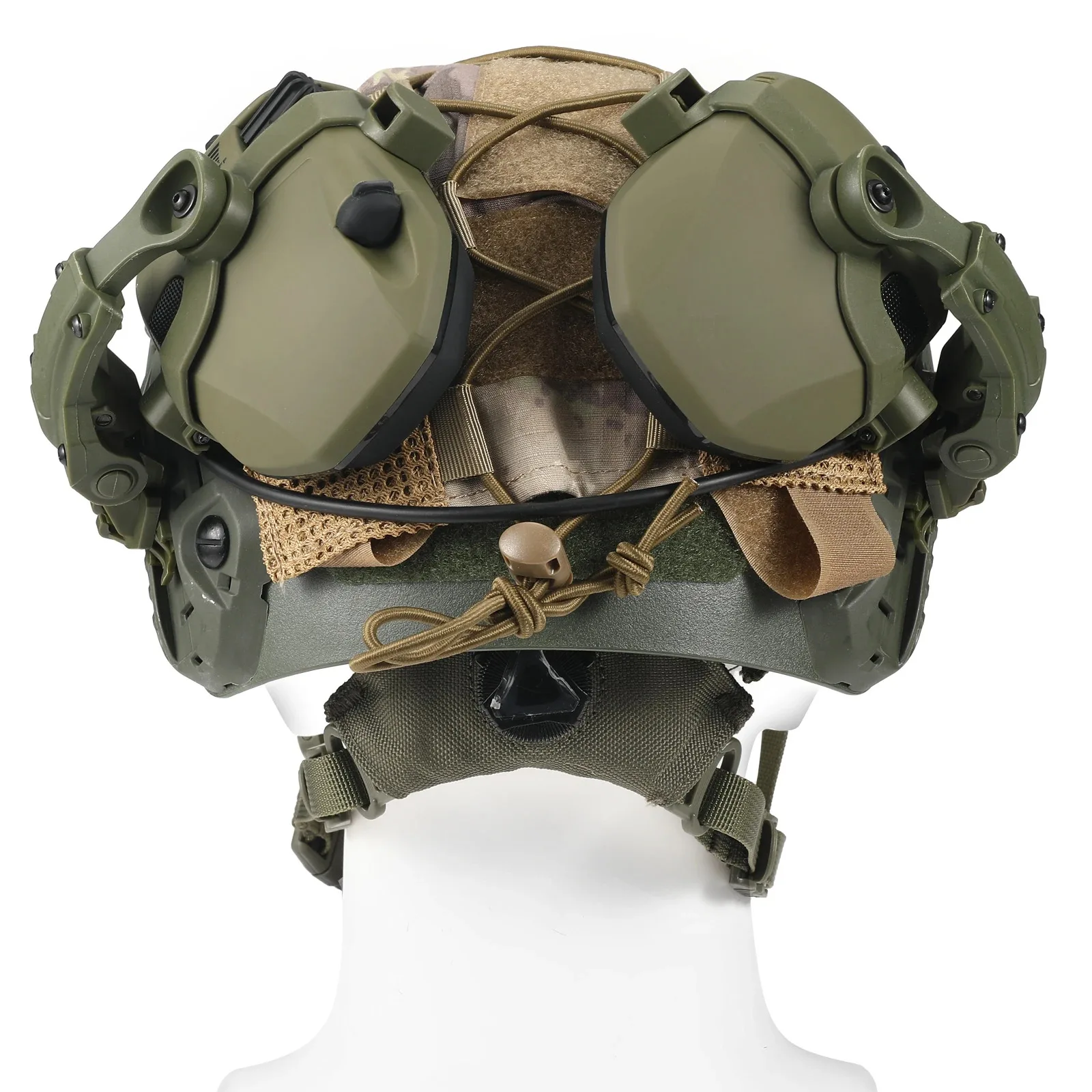 Tactical Electronic Anti-noise Shooting Headset with Bluetooth Adapter (Optional), Hearing Protection Hunting Earmuffs