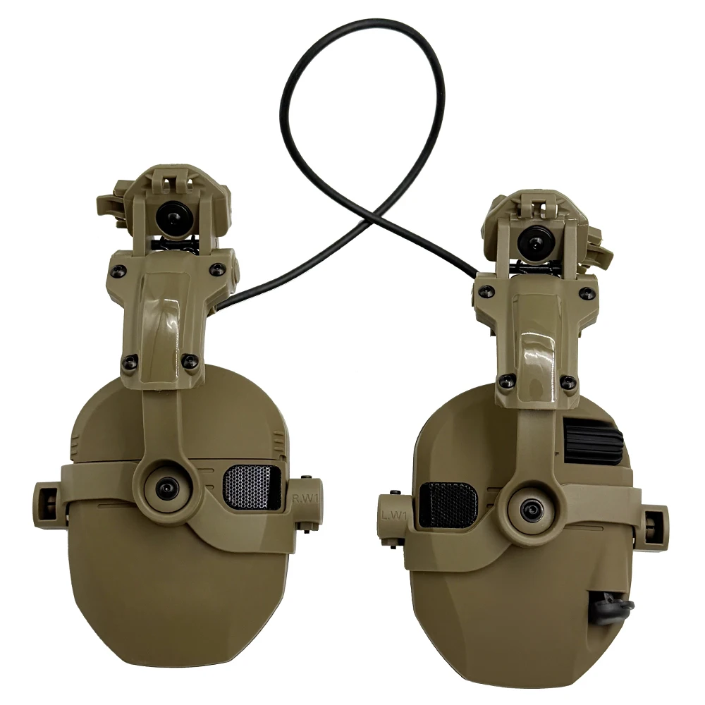 Tactical Electronic Anti-noise Shooting Headset with Bluetooth Adapter (Optional), Hearing Protection Hunting Earmuffs