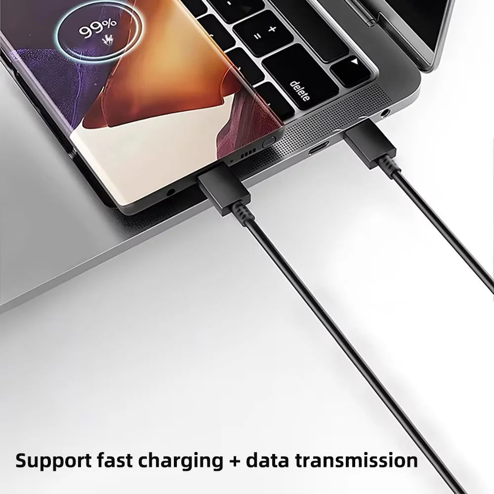 10PCS PD 120W USB Type C to C Fast Charge Cable for Samsung S22 S23 S24 S25 S26 Plus Note Ultra A53 A54 Charging Data Cable