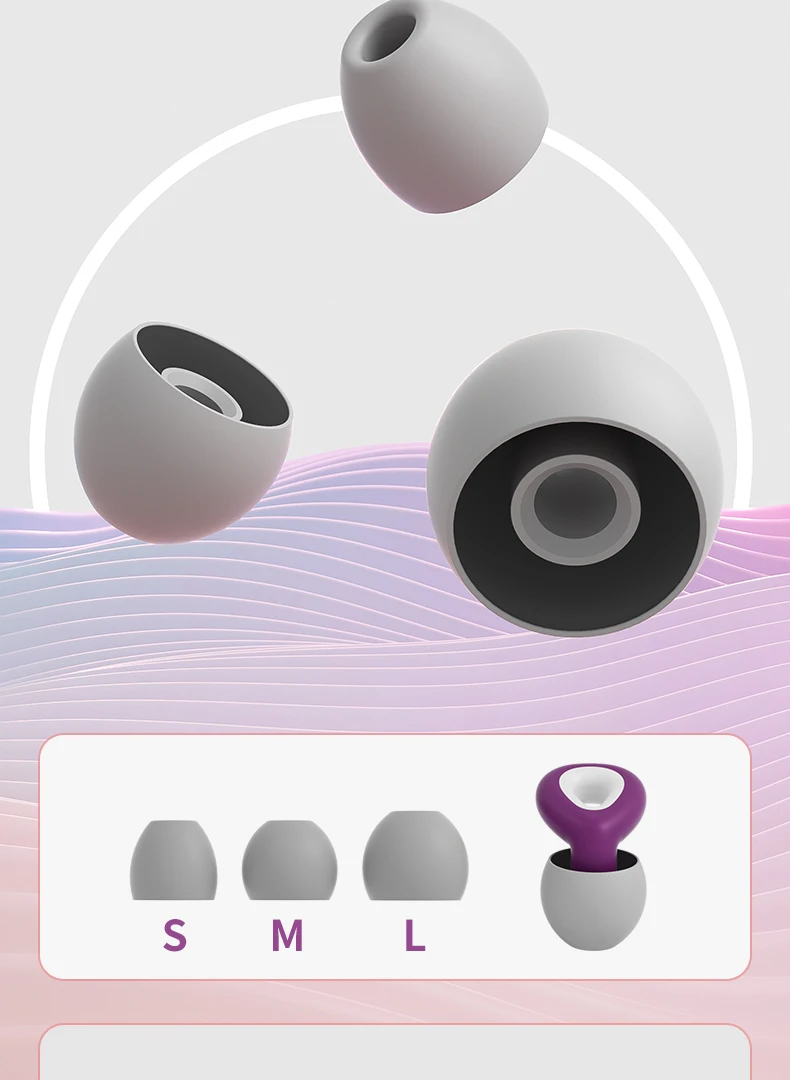 HUAK Silicone Earplugs for Swimming Sleep Noise Cancel Noise Reduction-Soundproof Reduce Disturbances -Quality Earplugs