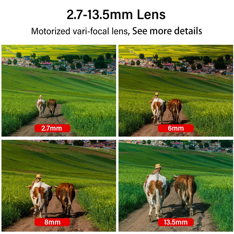 Dahua 8MP 4MP Vari-focal CamOutdoor Siren&Light Active Deterrence Camera 2.7–13.5mm Lens Two-way Talk Tioc 2.0 HFW3849T1-ZAS-PV