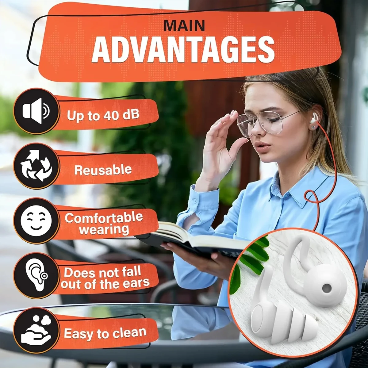 Sleep Noise Reduction Earplug Ear Protection Earplugs Anti-Noise Waterproof Plug For Travel Work Tapones Para Dormir Earplugs
