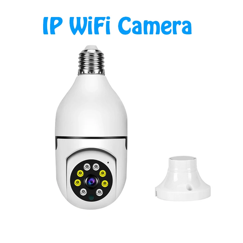 1080P Bulb Surveillance Camera 360° WiFi Anti-theft Outdoor Indoor Security Monitor Night Vision Audio Security IP Cam