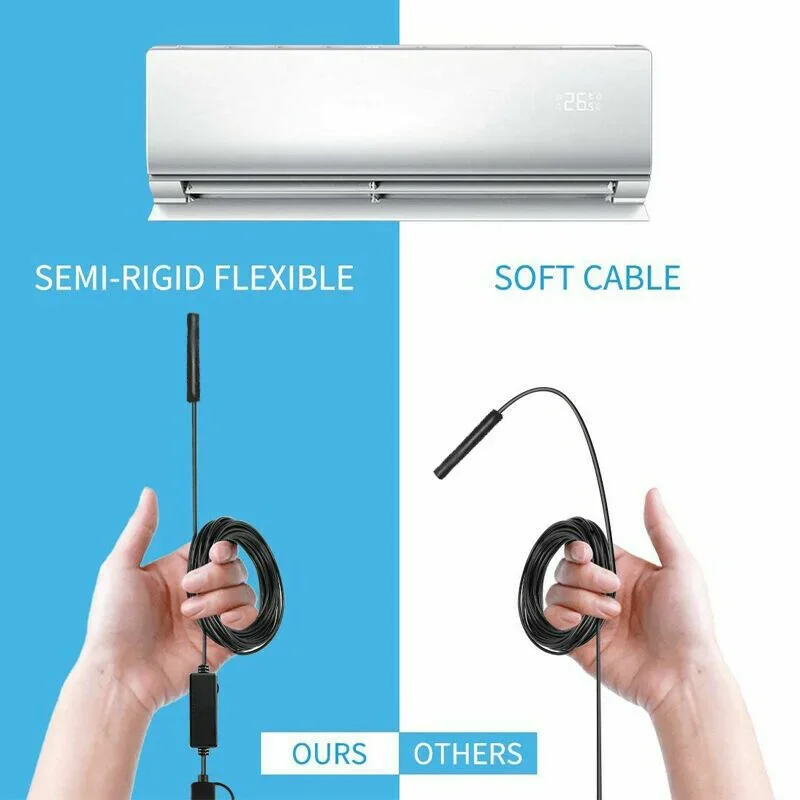 720P HD 8mm Type-C USB Endoscope Camera, IP67 Waterproof Snake Borescope Inspection Scope for Android OTG Phone PC, Car Sewer